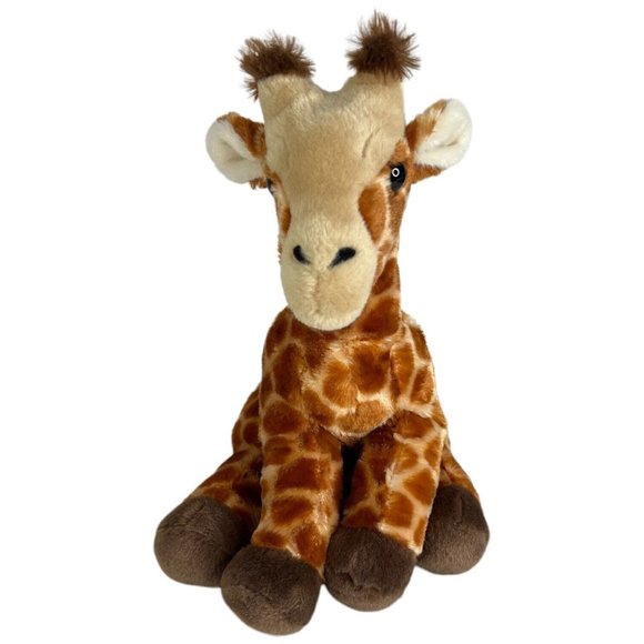 Wild Republic Giraffe Plush Soft Stuffed Animal Toy 12 Inch Tall Sitting - Picture 4 of 8